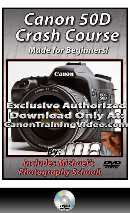 Canon 50D DVD Crash Course Training Guide DVD + Download [MTM-50DCC-DVD]