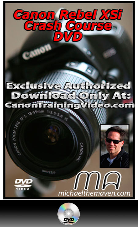 Canon Rebel XSi Crash Course DVD + Download - Click Image to Close