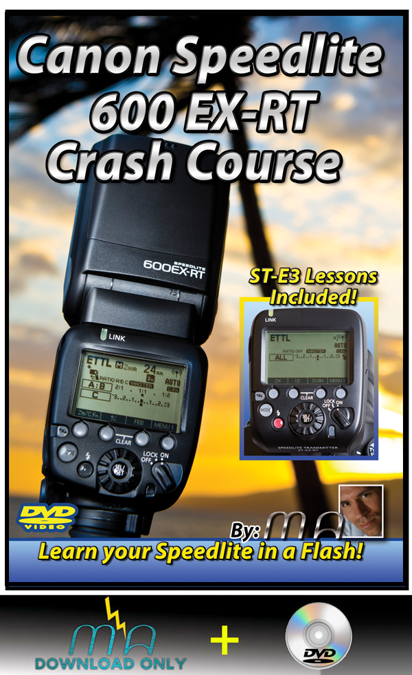 Canon 600EX-RT Speedlite Crash Course (DVD with Download)