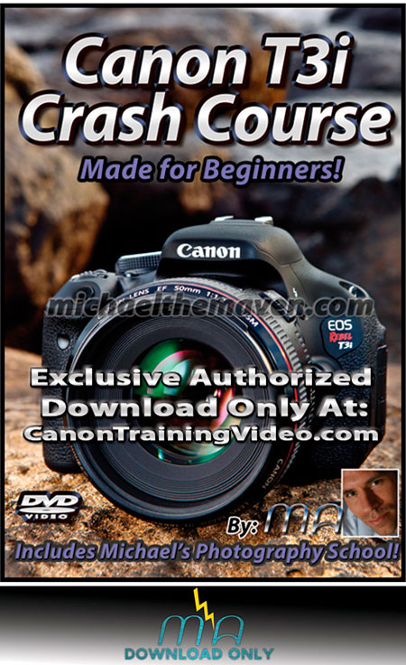 Canon Rebel T3i Crash Course Video Lessons | Download Now!