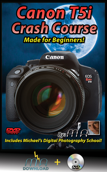 Canon Rebel T5i Crash Course DVD + Download
